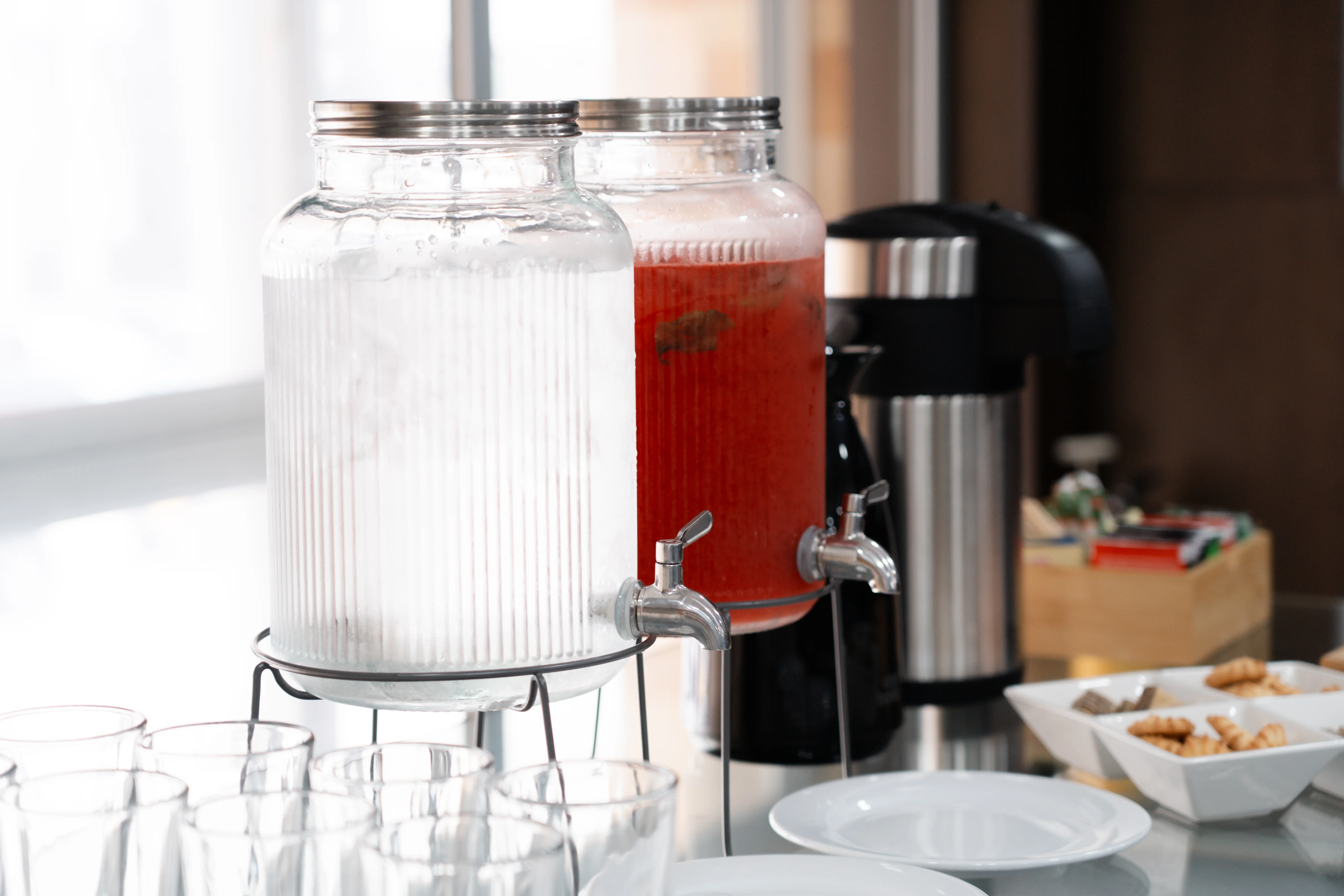 Estación de café para eventos corporativos en Best Western Plus Hotel San Diego Medellín